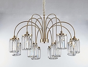 Люстра Newport RENATA М0070430 цвет плафона/подвески Золото, Прозрачный, цвет арматуры Золото