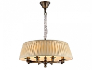 Люстра Newport JULIA М0070668 цвет плафона/подвески Бежевый, цвет арматуры Латунь