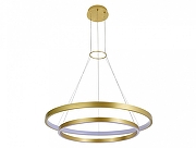 Люстра Newport LOREN М0071008 цвет плафона/подвески Белый, Латунь, цвет арматуры Латунь