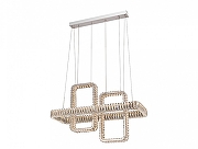 Люстра Newport CRYSTAL М0071016 цвет плафона/подвески Прозрачный, Хром, цвет арматуры Хром