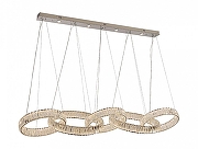 Люстра Newport CRYSTAL М0071060 цвет плафона/подвески Прозрачный, Хром, цвет арматуры Хром