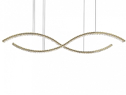 Люстра Newport CRYSTAL М0071047 цвет плафона/подвески Золото, Прозрачный, цвет арматуры Золото