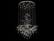 Люстра Newport VERONA М0071211 цвет плафона/подвески Прозрачный, цвет арматуры Золото