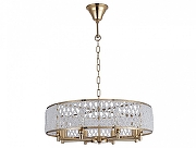 Люстра Newport VALERIA М0071345 цвет плафона/подвески Бронза, Прозрачный, цвет арматуры Бронза