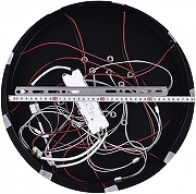 Люстра Natali Kovaltseva High-Tech Led Lamps HIGH-TECH LED LAMPS 82009 BLACK цвет плафона/подвески Белый, Черный, цвет арматуры Черный-5