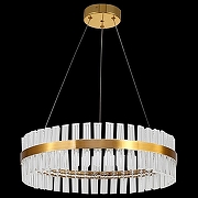 Подвесной светильник Natali Kovaltseva Innovation style INNOVATION STYLE 83010 цвет плафона/подвески Прозрачный, цвет арматуры Золото-2