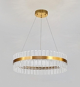 Подвесной светильник Natali Kovaltseva Innovation style INNOVATION STYLE 83010 цвет плафона/подвески Прозрачный, цвет арматуры Золото-4