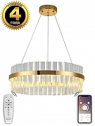 Подвесной светильник Natali Kovaltseva Innovation style INNOVATION STYLE 83010 цвет плафона/подвески Прозрачный, цвет арматуры Золото-6