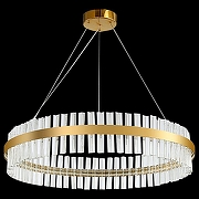 Подвесной светильник Natali Kovaltseva Innovation style INNOVATION STYLE 83011 цвет плафона/подвески Прозрачный, цвет арматуры Золото-2