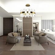 Подвесной светильник Natali Kovaltseva Innovation Style INNOVATION STYLE 83047 цвет плафона/подвески Прозрачный, цвет арматуры Золото-3