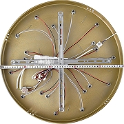 Люстра Natali Kovaltseva FLOREL INNOVATION STYLE 83053 цвет плафона/подвески Белый, Золото, Прозрачный, цвет арматуры Золото-8