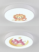 Накладной светильник Natali Kovaltseva Kids INNOVATION STYLE 83122 цвет плафона/подвески Разноцветный, цвет арматуры Белый-3