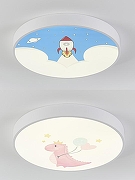 Накладной светильник Natali Kovaltseva Kids INNOVATION STYLE 83123 цвет плафона/подвески Разноцветный, цвет арматуры Белый-3