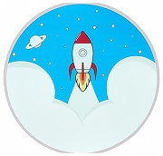 Накладной светильник Natali Kovaltseva Kids INNOVATION STYLE 83123 цвет плафона/подвески Разноцветный, цвет арматуры Белый-5