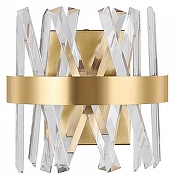 Накладной светильник Natali Kovaltseva TIZIANO LED LAMPS 81113/1W цвет плафона/подвески Прозрачный, цвет арматуры Золото