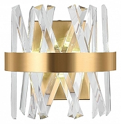 Накладной светильник Natali Kovaltseva TIZIANO LED LAMPS 81113/1W цвет плафона/подвески Прозрачный, цвет арматуры Золото-1