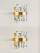 Накладной светильник Natali Kovaltseva TIZIANO LED LAMPS 81113/1W цвет плафона/подвески Прозрачный, цвет арматуры Золото-4