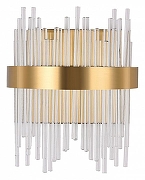 Накладной светильник Natali Kovaltseva LED LAMPS 81118 LED LAMPS 81118/1W цвет плафона/подвески Прозрачный, цвет арматуры Золото