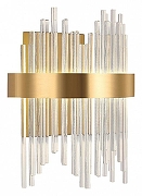 Накладной светильник Natali Kovaltseva LED LAMPS 81118 LED LAMPS 81118/1W цвет плафона/подвески Прозрачный, цвет арматуры Золото-2