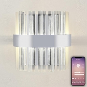Накладной светильник Natali Kovaltseva ROYALTON LED LAMPS 81126/1W цвет плафона/подвески Прозрачный, цвет арматуры Хром-2