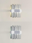 Накладной светильник Natali Kovaltseva ROYALTON LED LAMPS 81126/1W цвет плафона/подвески Прозрачный, цвет арматуры Хром-4