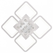 Люстра Natali Kovaltseva Cascade LED LAMPS 81157 цвет плафона/подвески Белый, Прозрачный, цвет арматуры Белый-2