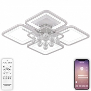 Люстра Natali Kovaltseva Cascade LED LAMPS 81157 цвет плафона/подвески Белый, Прозрачный, цвет арматуры Белый-4