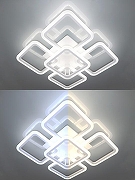 Люстра Natali Kovaltseva Smart home LED LAMPS 81218 цвет плафона/подвески Белый, цвет арматуры Белый-3