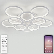 Люстра Natali Kovaltseva Singl LED LAMPS 81179 цвет плафона/подвески Белый, цвет арматуры Белый-3