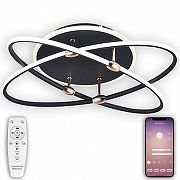 Накладной светильник Natali Kovaltseva LED LAMPS 81235 LED LAMPS 81235 цвет плафона/подвески Белый, Черный, цвет арматуры Золото, Черный-2