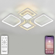 Люстра Natali Kovaltseva Mujus LED LAMPS 81191 цвет плафона/подвески Белый, цвет арматуры Белый-3