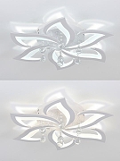 Люстра Natali Kovaltseva Olimp LED LAMPS 81238 цвет плафона/подвески Белый, Прозрачный, цвет арматуры Белый-5