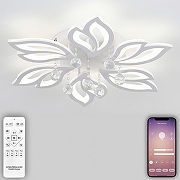 Люстра Natali Kovaltseva Sand LED LAMPS 81241 цвет плафона/подвески Белый, Прозрачный, цвет арматуры Белый-3