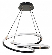 Подвесной светильник Natali Kovaltseva Smart home LED LAMPS 81291 цвет плафона/подвески Белый, цвет арматуры Черный-1