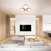 Накладной светильник Natali Kovaltseva 2132 LED LAMPS 81323 цвет плафона/подвески Белый, цвет арматуры Белый-2