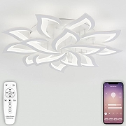 Люстра Natali Kovaltseva Olimp LED LAMPS 81335 цвет плафона/подвески Белый, цвет арматуры Белый-3