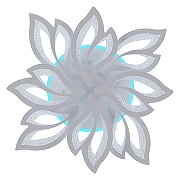 Люстра Natali Kovaltseva Sand LED LAMPS 81336 цвет плафона/подвески Белый, Прозрачный, цвет арматуры Белый-2