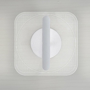 Накладной светильник Natali Kovaltseva Gravur LED LAMPS 81383/1W цвет плафона/подвески Прозрачный, цвет арматуры Белый-3