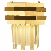 Бра Natali Kovaltseva Spear SPEAR 76013/2W GOLD цвет плафона/подвески Прозрачный, цвет арматуры Золото