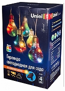 Гирлянда на солнечных батареях Uniel USL-S-126 UL-00003332 цвет плафона/подвески Прозрачный, цвет арматуры Черный-5