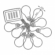 Гирлянда на солнечных батареях Uniel USL-S-126 UL-00003332 цвет плафона/подвески Прозрачный, цвет арматуры Черный-9