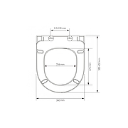 Унитаз WasserKRAFT Berkel H001.E034 подвесной цвет Белый с сиденьем Микролифт-5