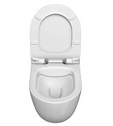 Унитаз WasserKRAFT Mindel H002.E034 подвесной цвет Белый с сиденьем Микролифт-5