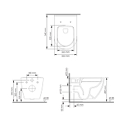 Унитаз WasserKRAFT Mindel H002.E034 подвесной цвет Белый с сиденьем Микролифт-4