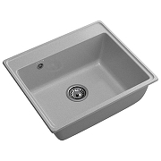 Кухонная мойка GranFest Vertex GF-V-580 Серая-1