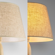 Торшер Eurosvet London 01081/1 белый с золотом цвет плафона/подвески Бежевый, цвет арматуры Белый, Золото-1