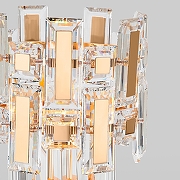 Настольная лампа Bogate's Lago 01108/1 Strotskis цвет плафона/подвески Золото, Прозрачный, цвет арматуры Золото-1