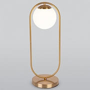 Настольная лампа Eurosvet Ringo 01138/1 золото цвет плафона/подвески Белый, цвет арматуры Золото