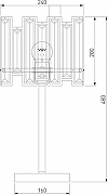 Настольная лампа Bogate's Cella 01148/1 Strotskis цвет плафона/подвески Золото, цвет арматуры Черный-4