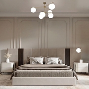 Настольная лампа Eurosvet Marbella 01157/1 латунь цвет плафона/подвески Белый, цвет арматуры Белый, Латунь-1